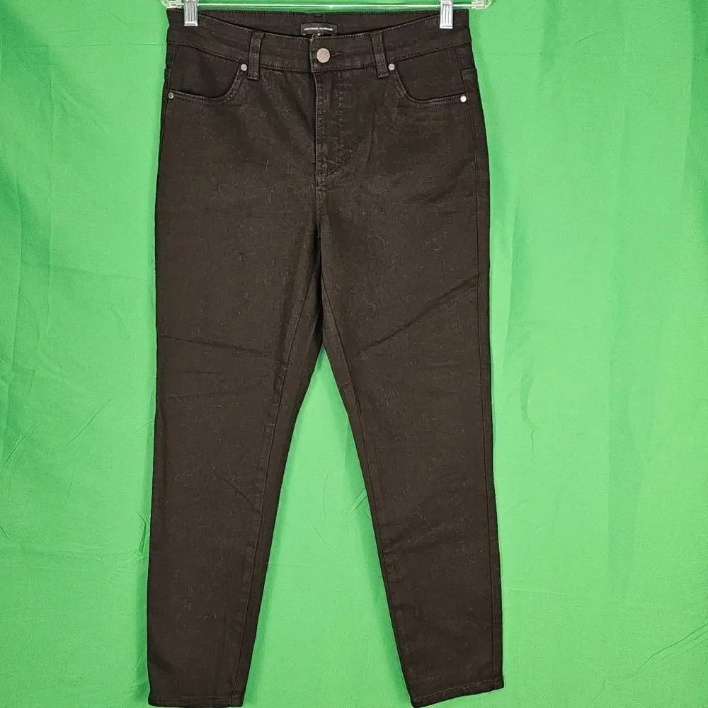 Universal Standard Womens Black‎ Stretch Denim Jeans 8